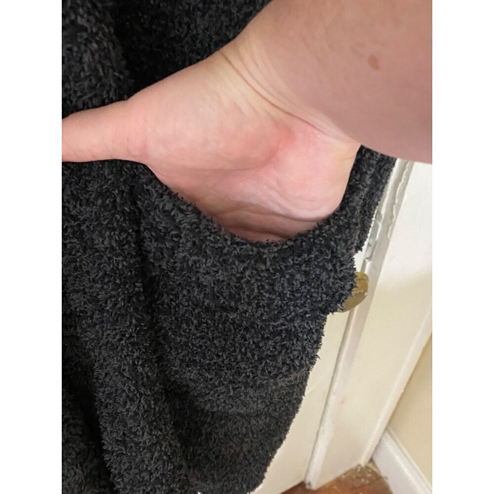 Barefoot Dreams Women's Charchol Grey Open Front Long Sleeve Cardigan - XL - Picture 2 of 13